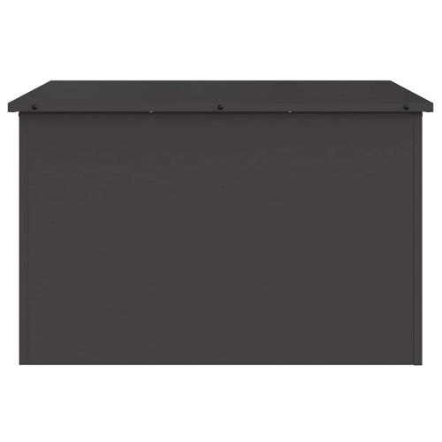 Кутия за съхранение на открито Черно 80 x 50,5 x 50 см Стомана