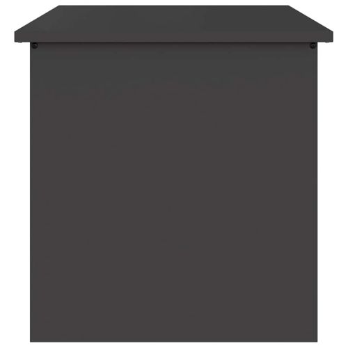 Кутия за съхранение на открито Черно 55 x 50,5 x 50 см Стомана