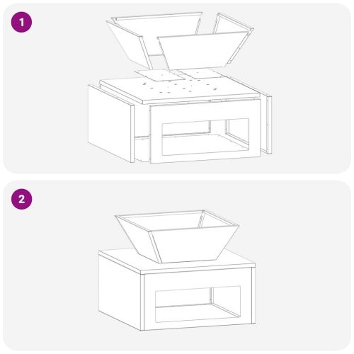 Огнище Ръждясало 50 x 50 x 40 cm Патинираща стомана