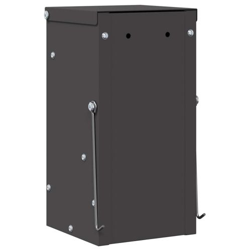 Хранилка за зайци Черно 12,5 x 12,5 x 25 см