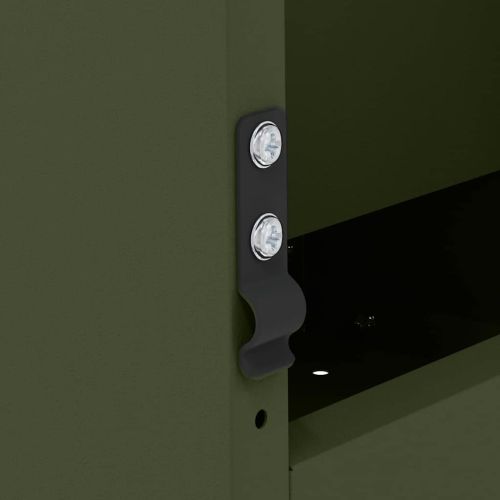 Хранилка за зайци Маслинено зелено 64.5 x 25.5 x 45.5 см