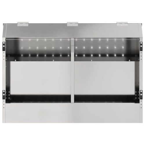 Хранилка за зайци Сребрист 64.5 x 25.5 x 45.5 см