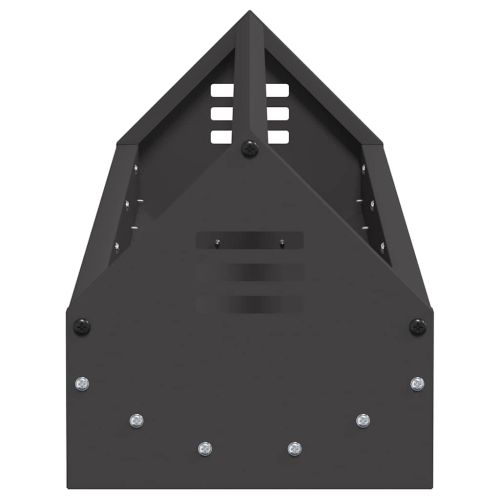 Хранилка за пилета Черно 108 x 20,5 x 20 см