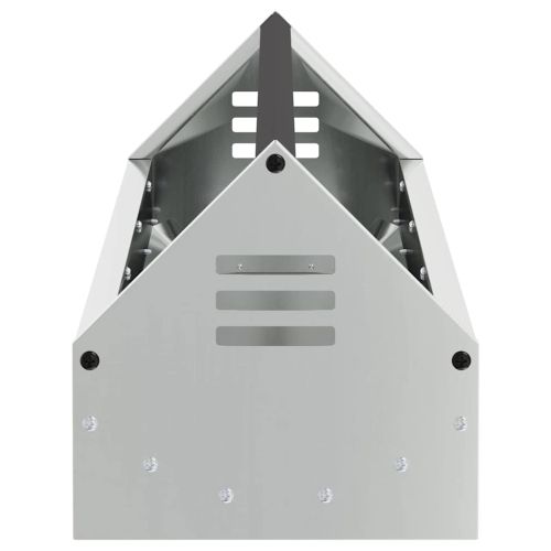 Хранилка за пилета Сребрист 108 x 20,5 x 20 см