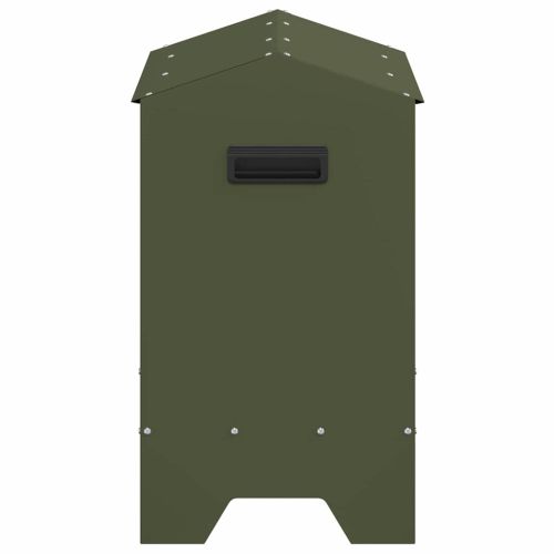 Хранилка за пилета Маслинено зелено 81 x 32 x 53,5 см