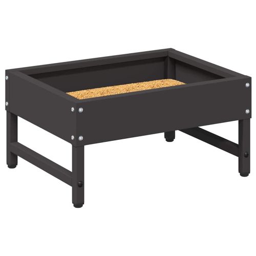 Хранилка за птици Черно 80 x 28 x 13.5 см