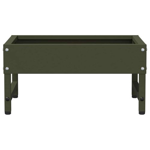 Хранилка за птици Маслинено зелено 80 x 28 x 13.5 см