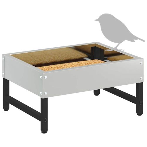 Хранилка за птици Сребрист 80 x 28 x 13.5 см