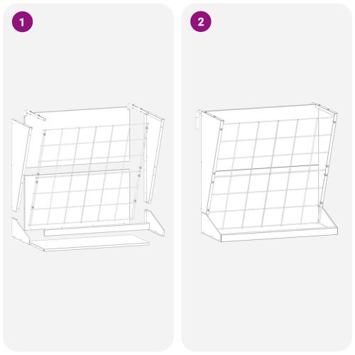 Хранилка за сено Черно 71 x 33 x 70 см