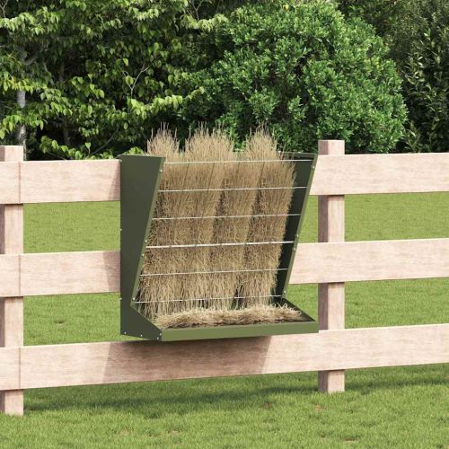 Хранилка за сено Маслинено зелено 71 x 33 x 70 см