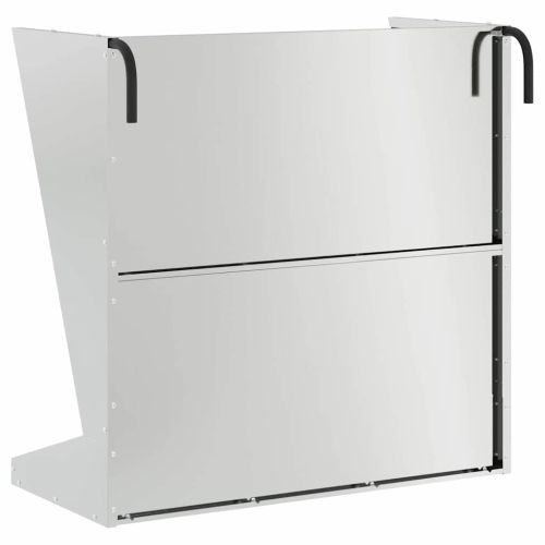 Хранилка за сено Сребрист 71 x 33 x 70 см Галванизирана стомана