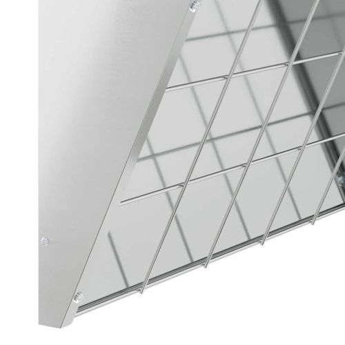 Висяща хранилка за сено Сребрист 61 x 33 x 66 см