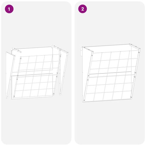 Висяща хранилка за сено Сребрист 61 x 33 x 66 см