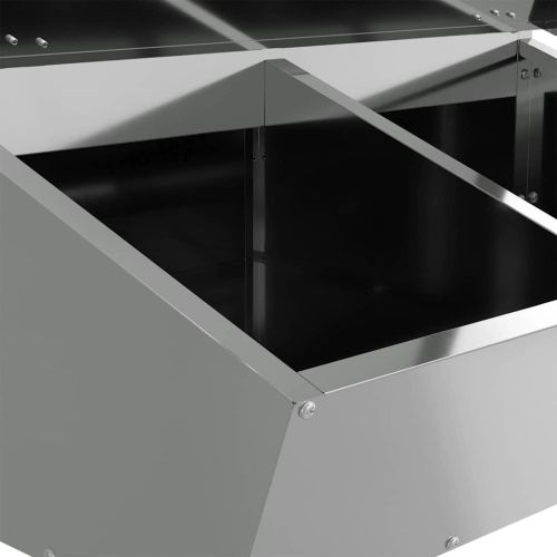 Фидер за свине Сребрист 55 x 51 x 91,5 см Галванизирана стомана