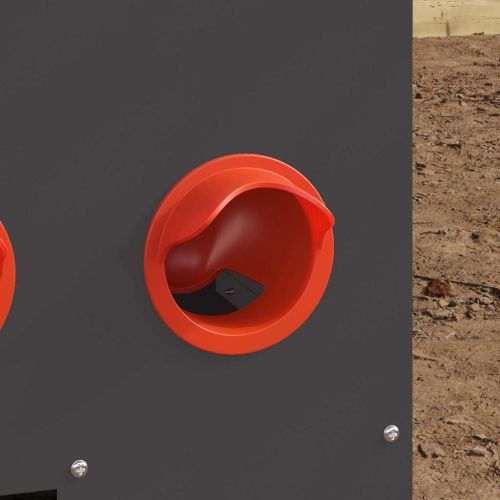 Кокошарник Черно 60,5 x 29 x 51 см Студено валцована стомана