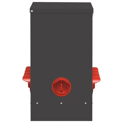 Кокошарник Черно 60,5 x 29 x 51 см Студено валцована стомана