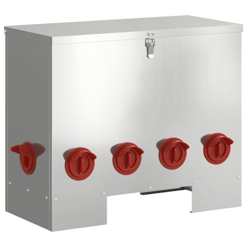 Кокошарник Сребрист 60,5 x 29 x 51 см Галванизирана стомана