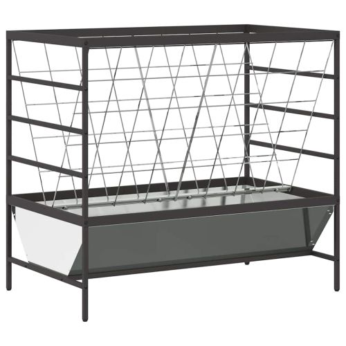 Хранилка за добитък Сребрист 100 x 60 x 90 см