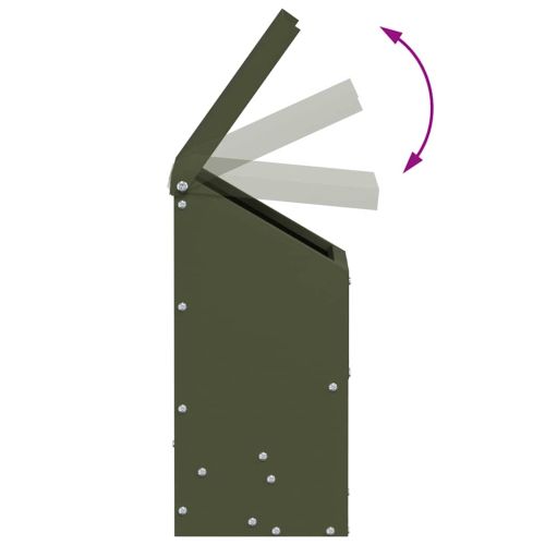 Кокошарник Маслинено зелено 21 x 16 x 33 см