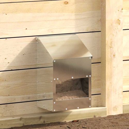 Кокошарник Сребрист 21 x 16 x 33 см Галванизирана стомана