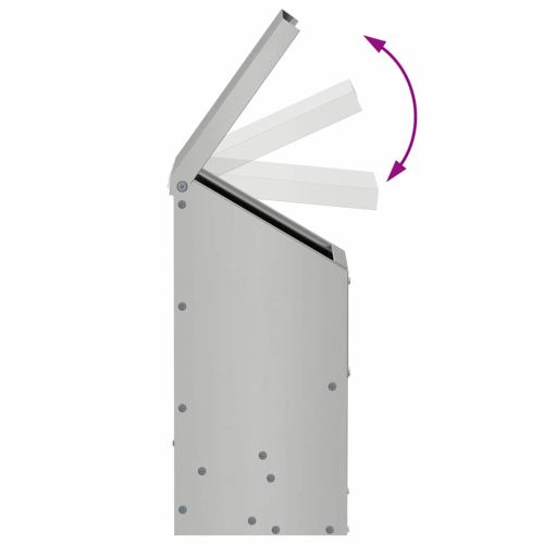 Кокошарник Сребрист 21 x 16 x 33 см Галванизирана стомана