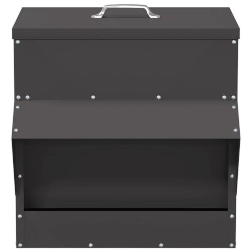 Кокошарник Черно 40,5 х 45 х 41 см Студено валцована стомана