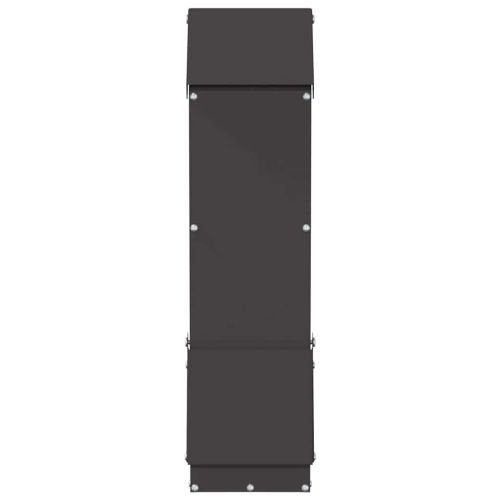 Кокошарник Черно 13 x 12 x 51 см Студено валцована стомана