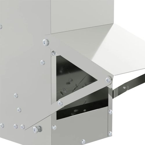 Кокошарник Сребрист 13 x 12 x 51 см Галванизирана стомана