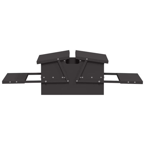 Кокошка Т ределна хранилка Черно 75 x 53 x 20,5 см