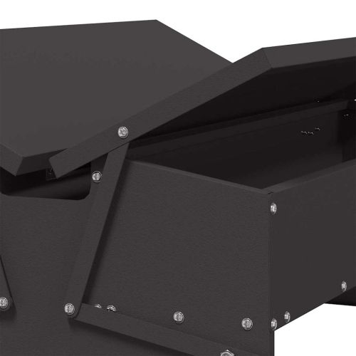 Кокошка Т ределна хранилка Черно 75 x 53 x 20,5 см