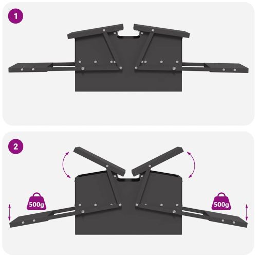 Кокошка Т ределна хранилка Черно 75 x 53 x 20,5 см