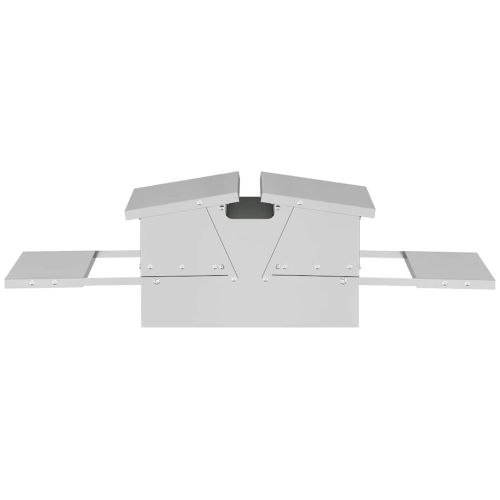 Кокошка Т ределна хранилка Сребрист 75 x 53 x 20,5 см