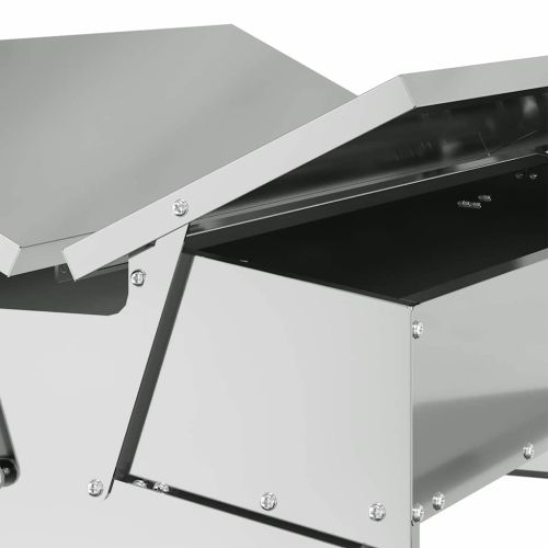 Кокошка Т ределна хранилка Сребрист 75 x 53 x 20,5 см