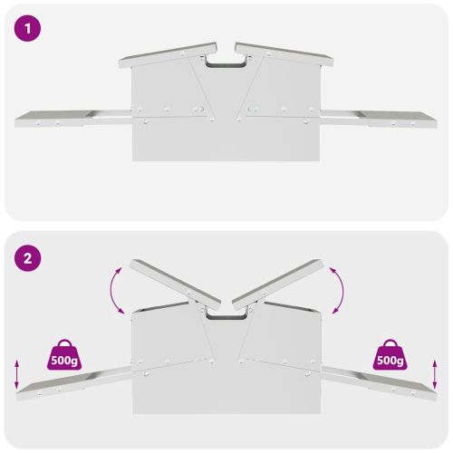 Кокошка Т ределна хранилка Сребрист 75 x 53 x 20,5 см