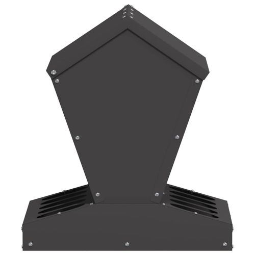 Кокошарник Черно 40 x 40 x 45 cm Студено валцована стомана