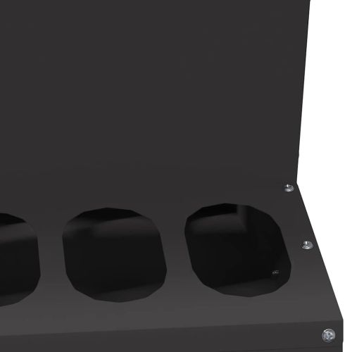 Кокошарник Черно 40 x 40 x 45 cm Студено валцована стомана