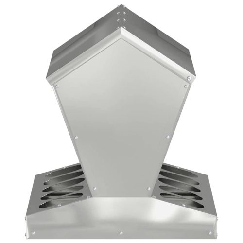 Кокошарник Сребрист 40 x 40 x 45 cm Галванизирана стомана