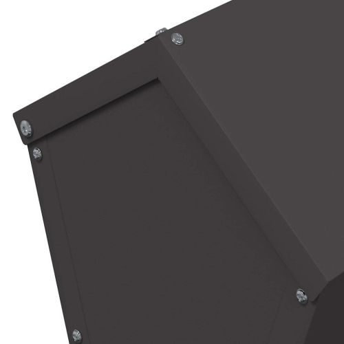 Кокошарник Черно 30 x 30 x 39 см Студено валцована стомана