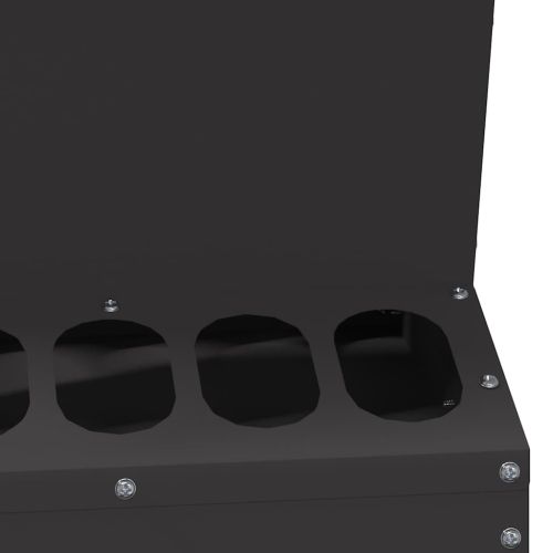 Кокошарник Черно 30 x 30 x 39 см Студено валцована стомана