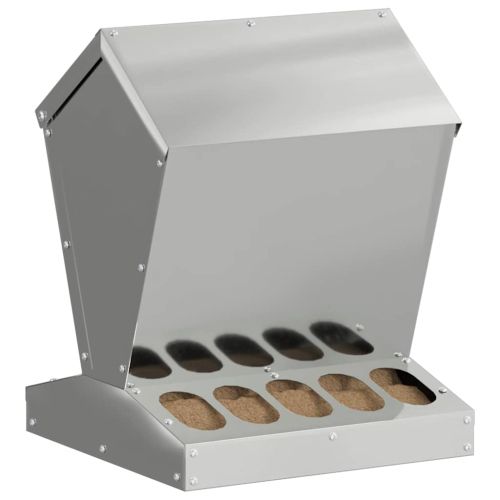 Кокошарник Сребрист 30 x 30 x 39 см Галванизирана стомана