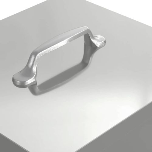 Кокошка Т ределна хранилка Сребрист 25 x 42 x 40 см