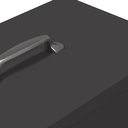 Кокошарник Черно 20 x 25 x 35 см Студено валцована стомана