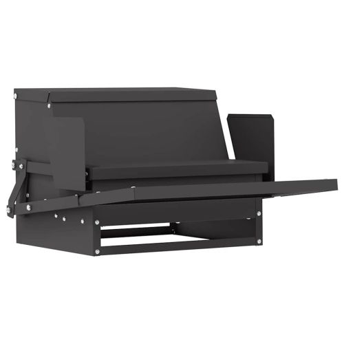 Кокошка Т ределна хранилка Черно 50 x 40 x 29 см