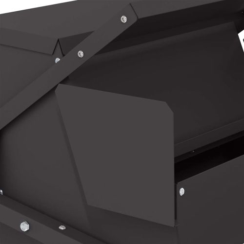 Кокошка Т ределна хранилка Черно 50 x 40 x 29 см