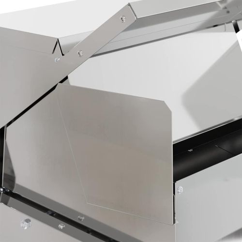 Кокошка Т ределна хранилка Сребрист 50 x 40 x 29 см