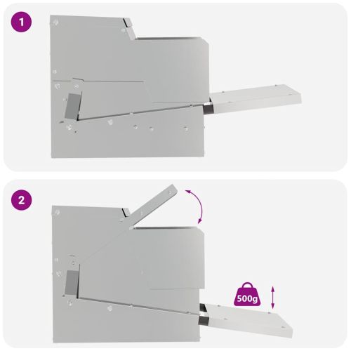 Кокошка Т ределна хранилка Сребрист 50 x 40 x 29 см