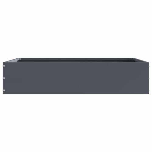 Ограда за трева 6 pcs Антрацит 60 x 60 x 13 см Стомана