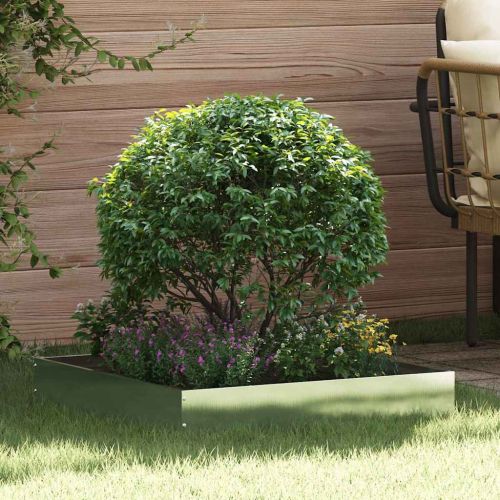 Ограда за трева Сребрист 60 x 60 x 13 см Неръждаема стомана