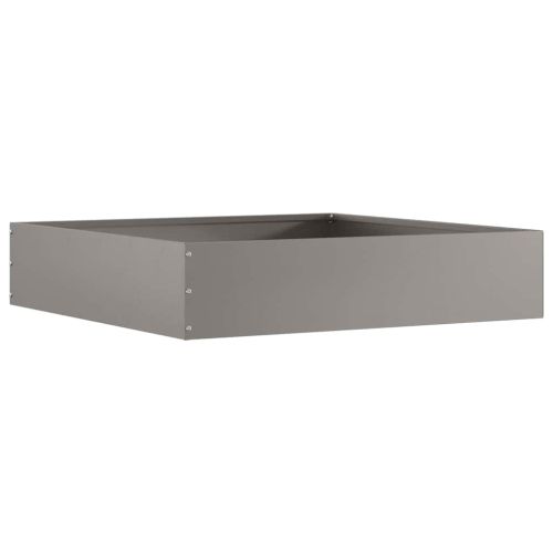 Ограда за трева Ръждясало 60 x 60 x 13 см Патинираща стомана