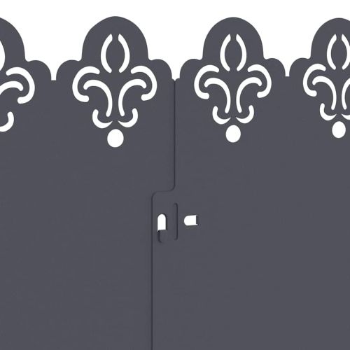 Ограничители за тревни площи 30 pcs Антрацит 103 x 0,05 x 22 см